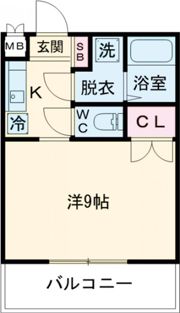 サンハイツ元町の間取り画像