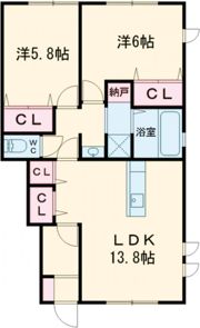 グランドハイムAの間取り画像