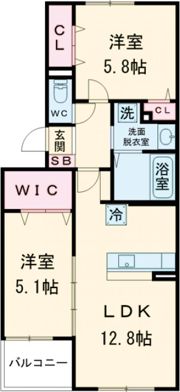 レオクラップ蔵上の間取り画像