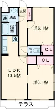カントリーハイムむらたI番館の間取り画像