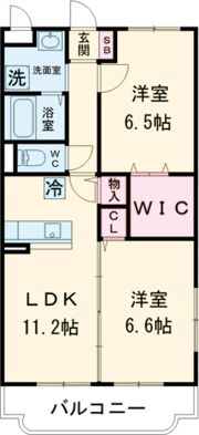 グランディール弐番館の間取り画像