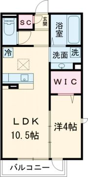 D．セジールの間取り画像