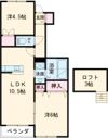 BellLead（ベルリード）弐番館の間取り画像