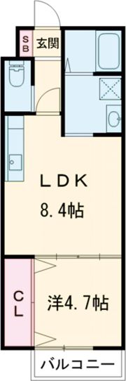 ヴィラフレンドリィの間取り画像