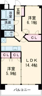 アルテールTOSUの間取り画像