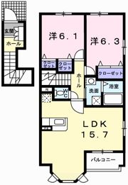 トリノ フルートCの間取り画像