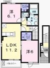 ミルフィーユAの間取り画像
