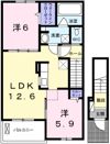 ベル・ソレイユの間取り画像