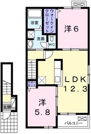 アルマリアンの間取り画像