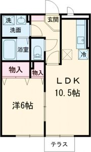 セゾン フィールドの間取り画像