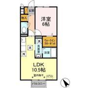 エスポワール緑が丘の間取り画像