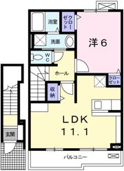 サンライズ堂本の間取り画像