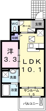 ベル アムールBの間取り画像