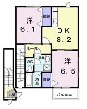 ララ・メゾン Aの間取り画像