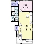 秋桜neo Aの間取り画像