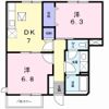 グリーンダイヤ村瀬 B棟の間取り画像