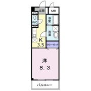 グランディール太田Bの間取り画像