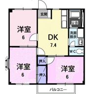グリーンシティ清瀬の間取り画像