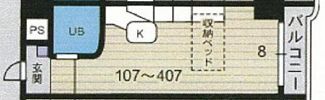 ラ・パルフェ・ド・コゼットの間取り画像