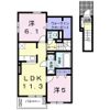 ソラーレ吉井Ⅱの間取り画像