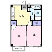 ハイツ山下の間取り画像