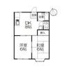 湘南コーポB棟の間取り画像