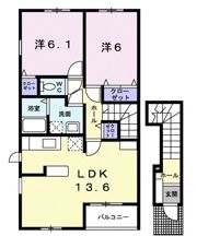 パークサイド湘南Bの間取り画像
