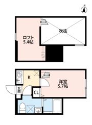 アバントアンパス大和の間取り画像