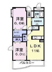 ビジュオールの間取り画像