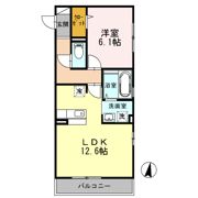 ジュネス中河原の間取り画像