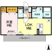 下越物産D-room Aの間取り画像