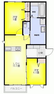シャルールBの間取り画像