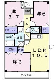 パークスクウェア湘南の間取り画像