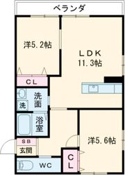 ムーンライフの間取り画像