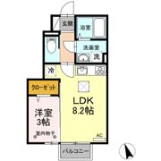 DーroomイシカワAの間取り画像