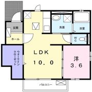 リアンⅡの間取り画像