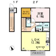 Dーroom平野Ⅱの間取り画像
