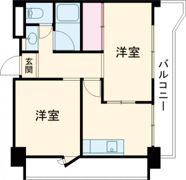 栗林ハイツの間取り画像