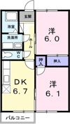 エスポワール Ⅱの間取り画像
