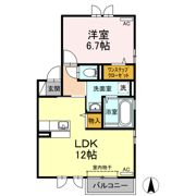 Mフラッツの間取り画像