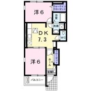 フリックシェノン Ⅱの間取り画像