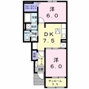 クレールⅡ Bの間取り画像