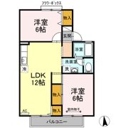 グリューネハイツ Cの間取り画像