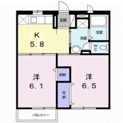 ベルハウスB棟の間取り画像