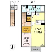 Tールーム中角 Ⅱの間取り画像