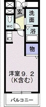 レジデンスS．Uの間取り画像