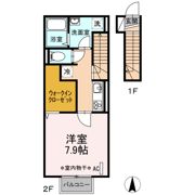 Dーroom小倉寺 Aの間取り画像