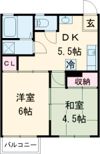 ハイツタダクマIIの間取り画像