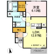 サンハウス梅津の間取り画像