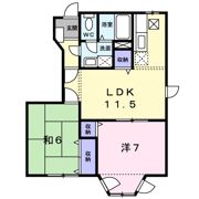 コーポ中谷戸Ⅴの間取り画像